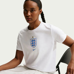 2026-27 England Women's Crest Tee White 