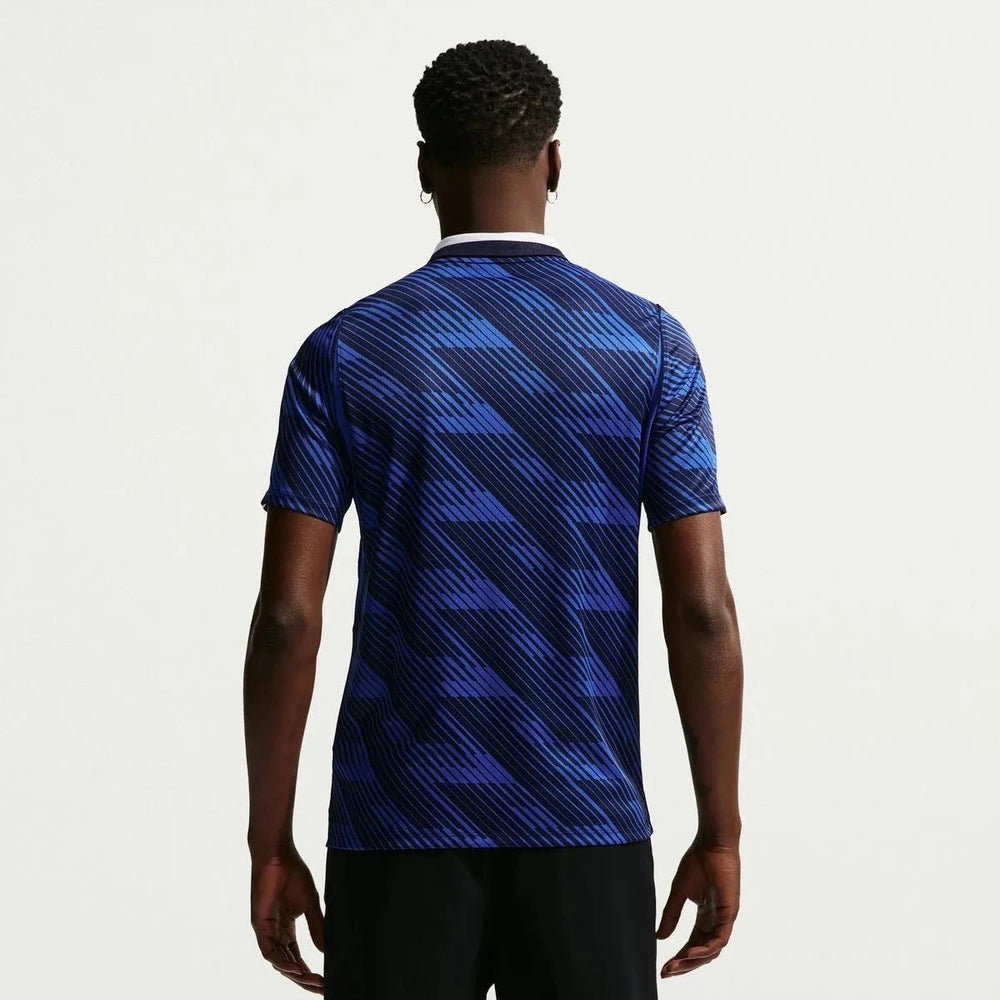 2026-27 France Men's Stadium Home Soccer Jersey Game Royal/Metallic Copper 