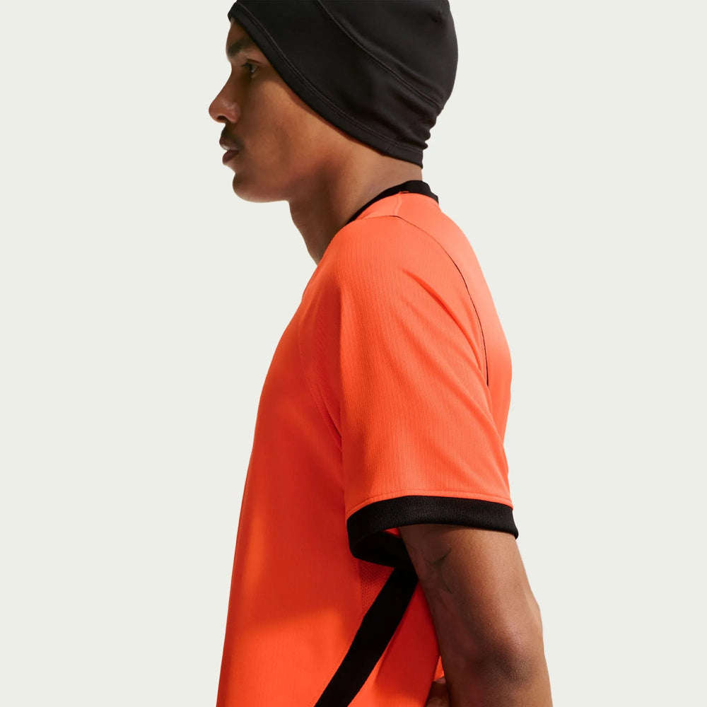 2026-27 Netherlands Men's Stadium Home Soccer Jersey Hyper Crimson/Black 