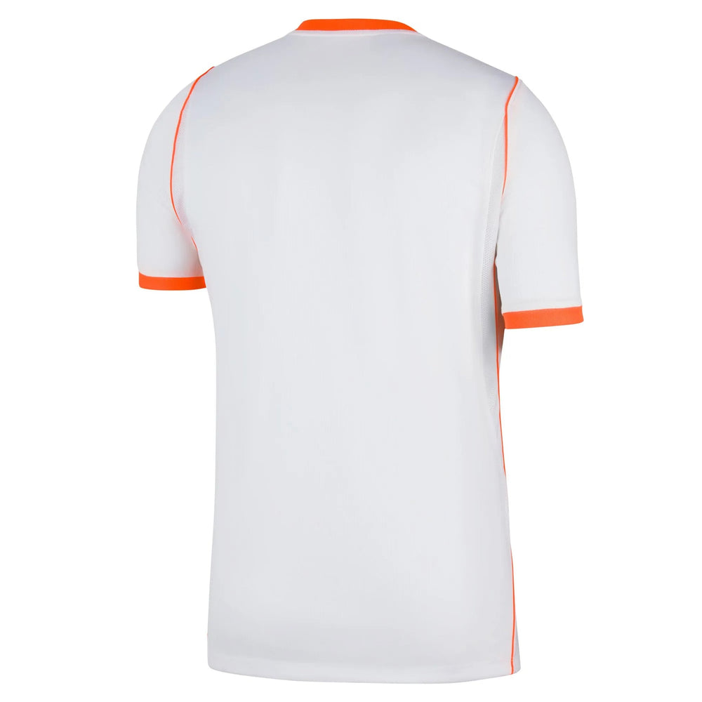 2026-27 Netherlands Men's Stadium Away Soccer Jersey White/Hyper Crimson/Black 