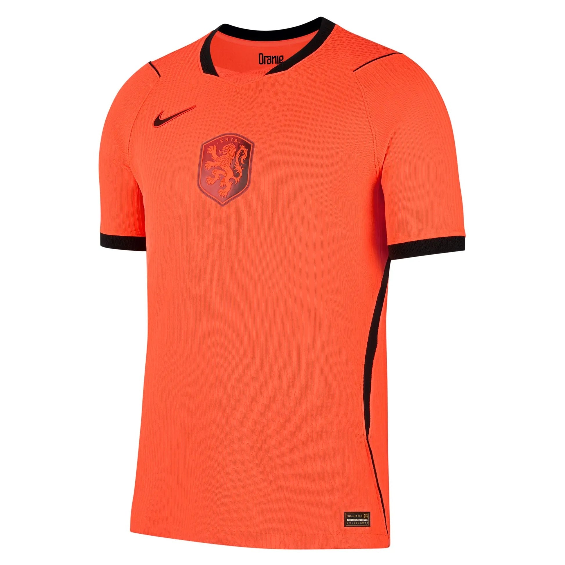 2026-27 Netherlands Men's Authentic Home Soccer Jersey Hyper Crimson/Black 