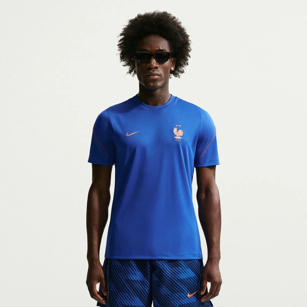 2026-27 France Men's Strike Top Game Royal/Metallic Copper 
