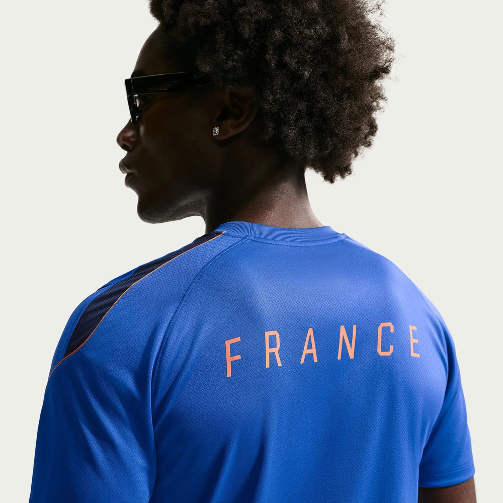 2026-27 France Men's Strike Top Game Royal/Metallic Copper 