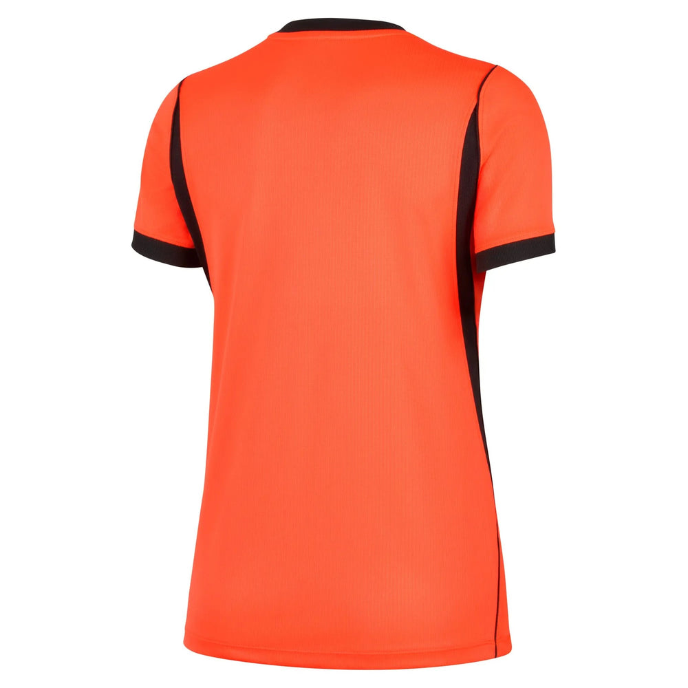 2026-27 Netherlands Women's Stadium Home Soccer Jersey Hyper Crimson/Black 