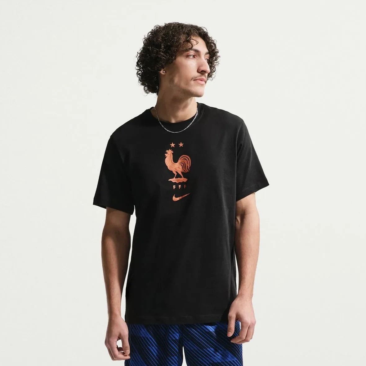 2026-27 France Men's Crest Tee Black 