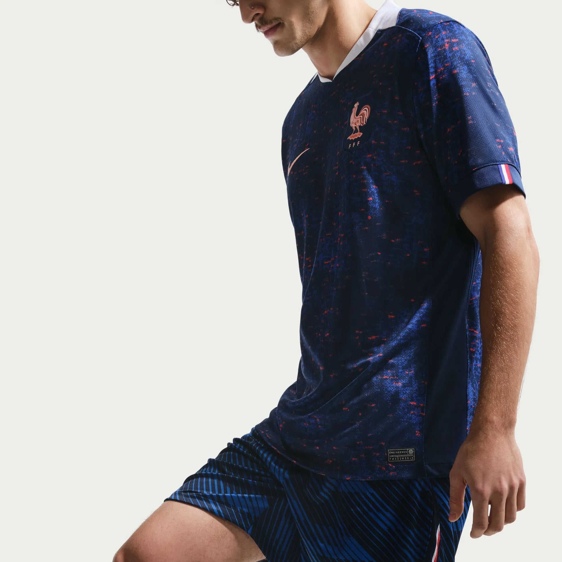 2026-27 France Men's Stadium Home Shorts Game Royal/Metallic Copper 