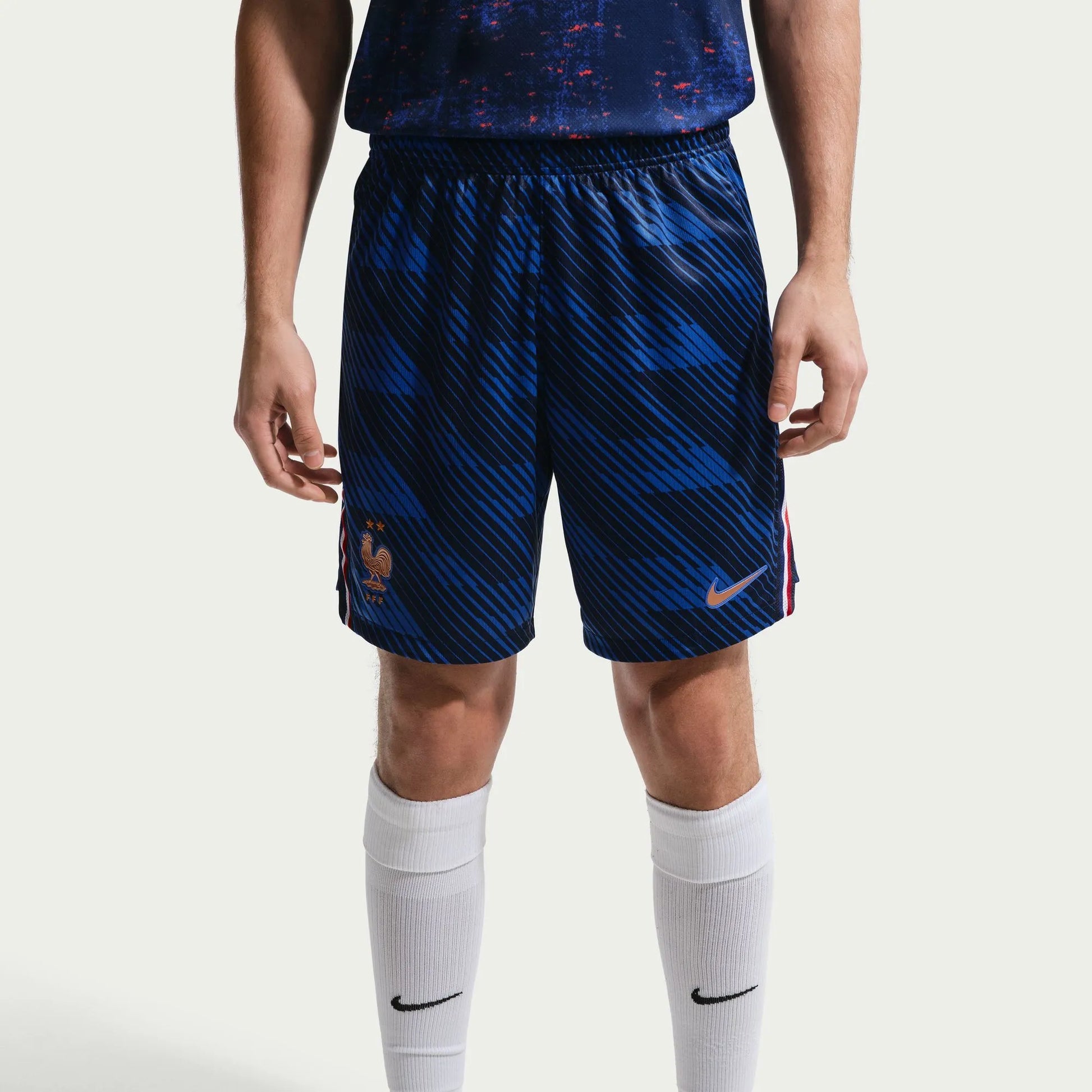 2026-27 France Men's Stadium Home Shorts Game Royal/Metallic Copper 