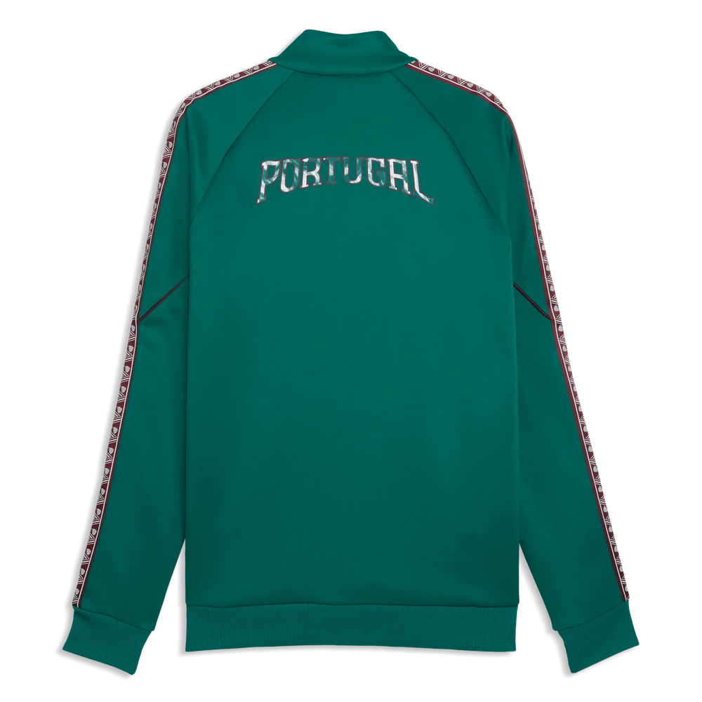 2026-27 Portugal Men's KING Anthem Jacket Green Lagoon-Ruby Shimmer 
