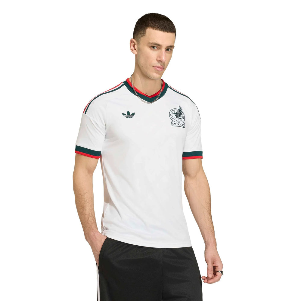 2026 Mexico Men's Stadium Away Soccer Jersey White 