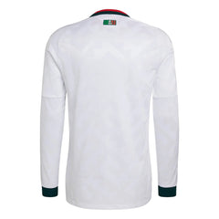 2026 Mexico Men's Authentic Away Long-Sleeve Soccer Jersey White 