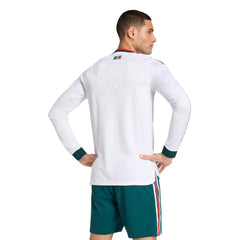 2026 Mexico Men's Authentic Away Long-Sleeve Soccer Jersey White 
