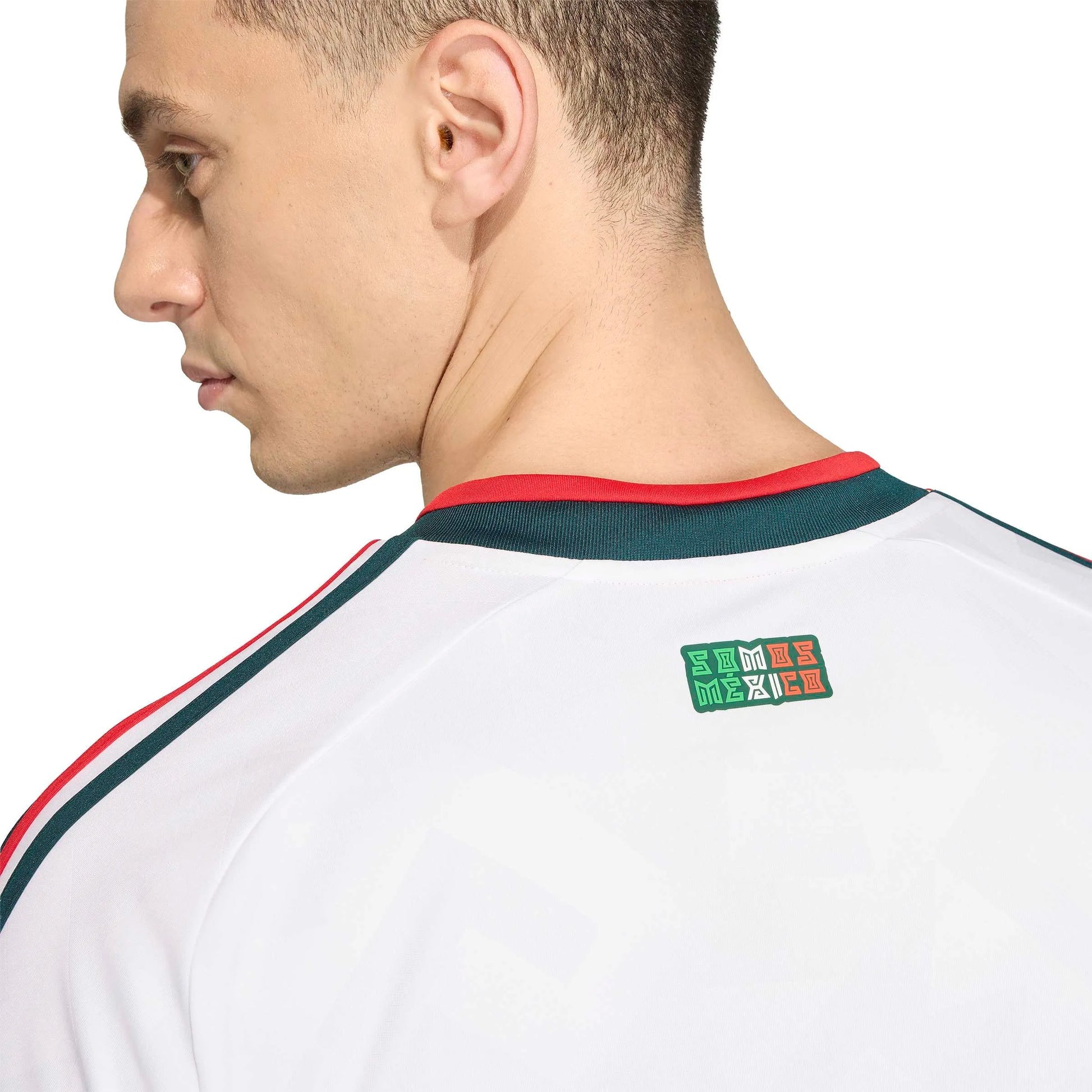 2026 Mexico Men's Stadium Away Long-Sleeve Soccer Jersey White 