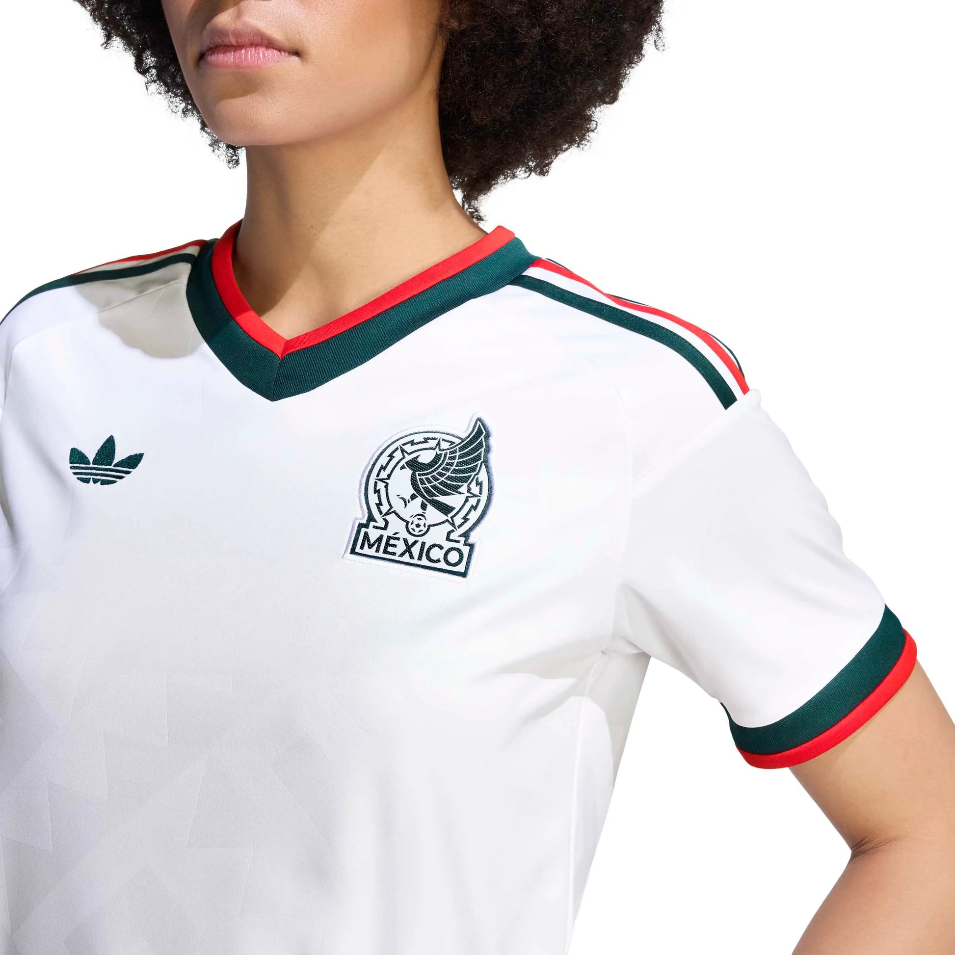 2026 Mexico Women's Stadium Away Soccer Jersey White 